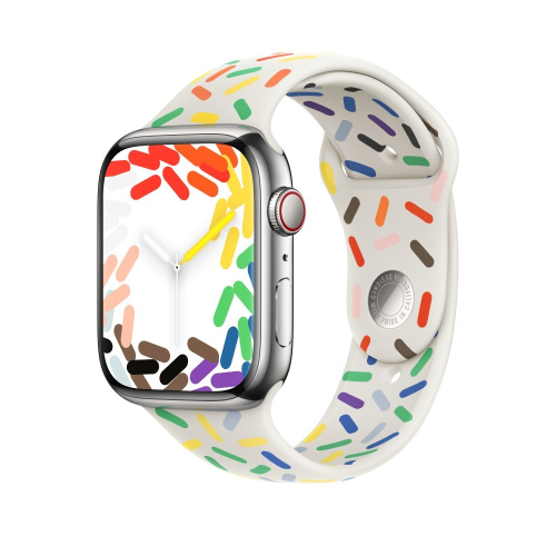 Bracelete AppleWatch 45mm Pride Edition Sport Band - S/M MUQ33ZM/A