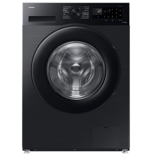 MÁQUINA DE LAVAR ROUPA SAMSUNG 8Kg 1400RPM 85 x 60 x 55 Classe A Preta WW80CGC04DABEP