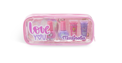 MARTINELIA SUPER GIRL NAIL POLISH&LIP GLOSS BAG