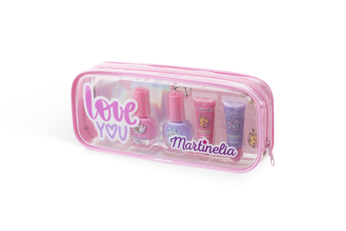MARTINELIA SUPER GIRL NAIL POLISH&LIP GLOSS BAG