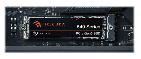Disco Interno SSD Seagate FireCuda 540 ZP1000GM3A004 SSD 1 TB interna M.2 2280 PCI Express 5.0 x4 Self-Encrypting Drive TCG Opal Encryption 2.01
