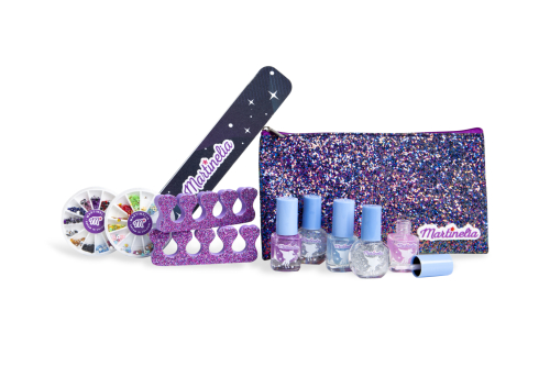 CONJUNTO MARTINELIA GALAXY DREAM COSMÉTICA UNHAS GLITTER