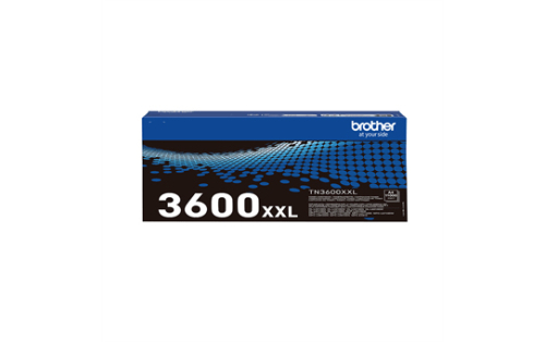 Toner Brother TN-3600XXL. Rendimento da página 11000 páginas Cor Preto