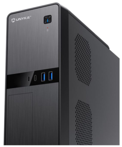 CAIXA UNYKA MATX DESKTOP SLIM UK2011 TYPE C BLACK 450W UK52112