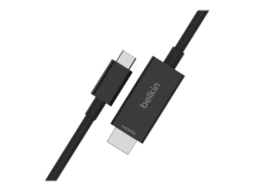 Belkin Conexão Cabo adaptador 24 pin USB-C macho para HDMI macho 2 metros preto passivo, suporte 8K60Hz, DP Alt mode support