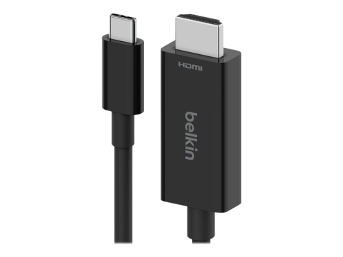 Belkin Conexão Cabo adaptador 24 pin USB-C macho para HDMI macho 2 metros preto passivo, suporte 8K60Hz, DP Alt mode support