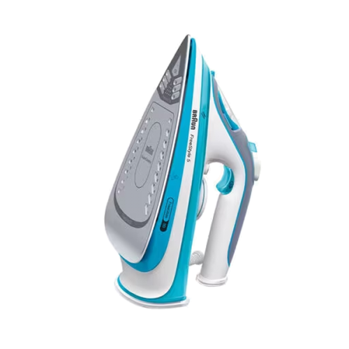 FERRO VAPOR BRAUN  2600W BASE SUPER CERAMICA 3D VAPOR AZUL SI5006BL