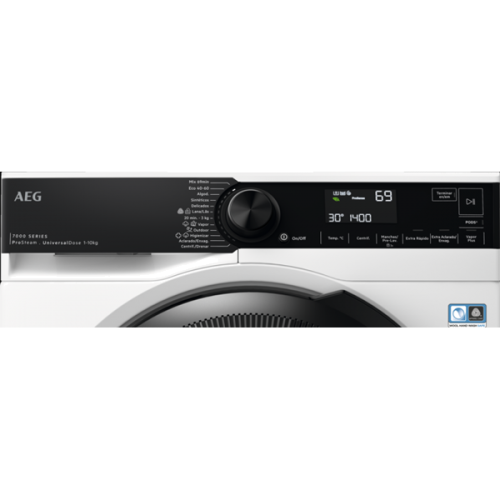 MAQUINA DE LAVAR ROUPA  AEG 1400R.10KG .INVER LFR7314L4V Altura 84,7Cm  Largura 59,7Cm Profundidade 63,6Cm Branca 