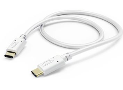 Hama Cabo USB-C Charging Data Cable 0.2 m, white