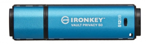 Disco flash Kingston IronKey Vault Privacy 50 Series USB 512 GB USB 3.2 Gen 1, IKVP50/512GB