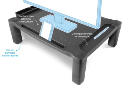 OFFY  Base para Monitor 04.691.011.00002 Preto