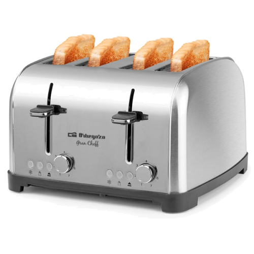 Torradeira ORBEGOZO 1700W 4AB INOX  TO8050