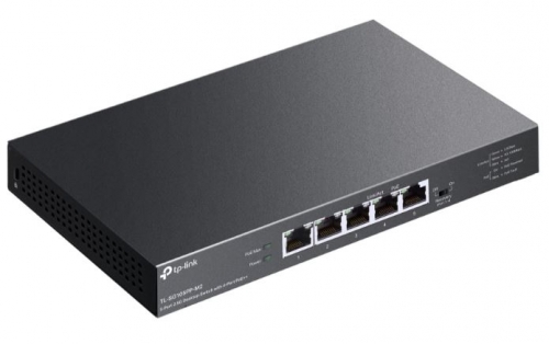Switch de Mesa TP-LINK 2.5G de 5 Portas com PoE++ de 4 Portas