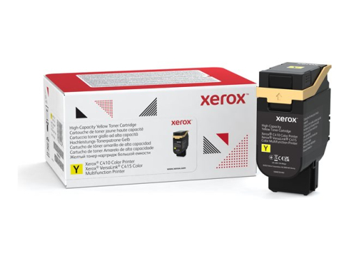 Tinteiros Xerox Alta capacidade amarelo original caixa cartucho Reciclável para Xerox C410; VersaLink C415/DN, C415V_DN