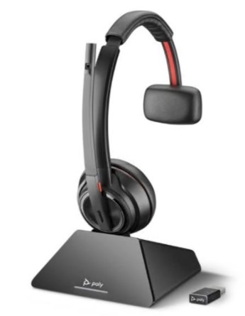 Auscultadores Poly Savi 8220 UC Microsoft Teams DECT 1880-1900 MHz USB-A