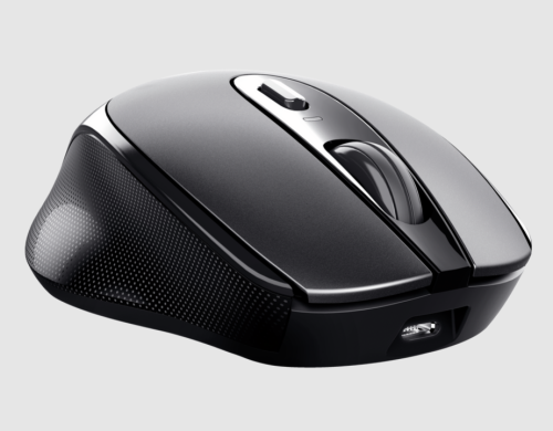 Rato ZAYA sem fio recarregável Preto