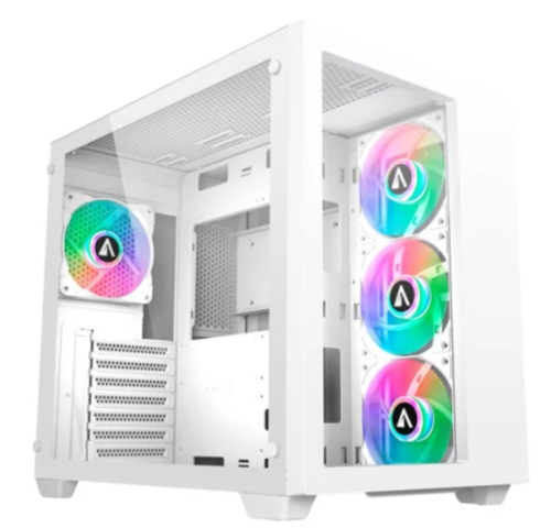 ABYSM CAIXA ATX DANUBE SAVA 285 BX203 ARGB TEMPERED GLASS WHITE AB128513