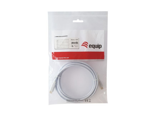 CABO EQUIP USB 3.2 GEN 2 C PARA C M/M 2M PD100W 4K/60HZ 10GBPS BRANCO