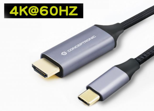 Cabo adaptador ABBY10G USB 3.2 Gen 1 para HDMI, 4K60Hz