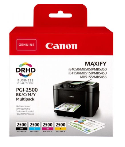 Canon Pack Tinteiro PGI-2500 BK/C/M/Y Multi Ink