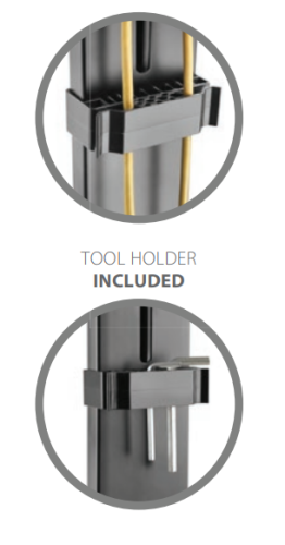 NAPOFIX SUPORTE SECRETARIA 2 MONITORES 17", 27" DM6200