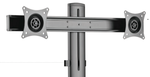 NAPOFIX SUPORTE SECRETARIA 2 MONITORES 17", 27" DM6200