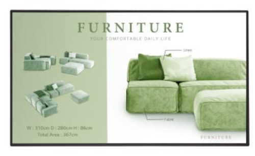 LG MONITOR PROFISSIONAL 55 Polegadas UHD IPS 4K 500CD 24/7 WEBOS 55UM5N-H