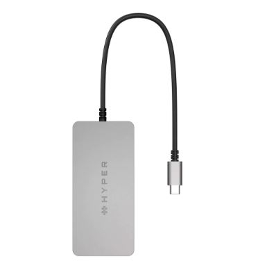 Hub 5 em 1 HyperDrive WWCB TARGUS com passagem de energia PD de 100 W - Prata HDMB2