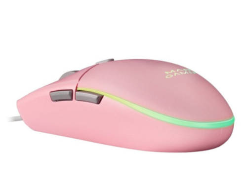 Teclado e Rato + Headset + Tapete XXL Mars Gaming Combo rosa