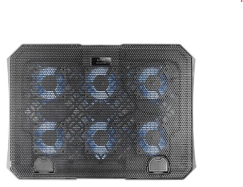 Mars Gaming Base de Refrigeração até 16 Polegadas com suporte para telemóveis