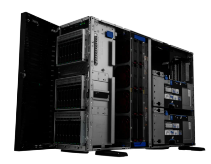 HPE ProLiant ML350 Gen11 Intel Xeon-S 4410Y 12 núcleos (2,00 GHz 30 MB) 32 GB (1 x 32 GB) 8 x SFF x1 U.3 BC MR408i-o 1000W