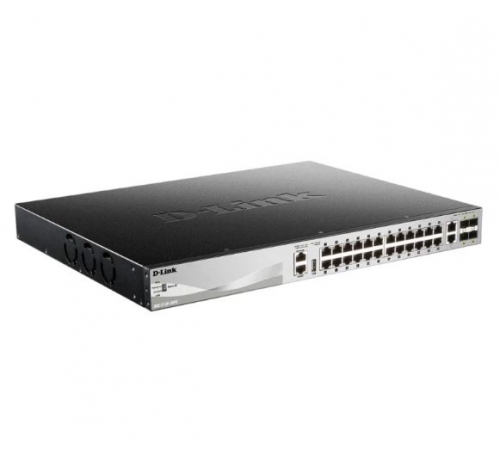 Switch de rede D-Link DGS-3130-30PS/E Ethernet L3 Gigabit gerenciado (10/100/1000) Power over Ethernet (PoE)
