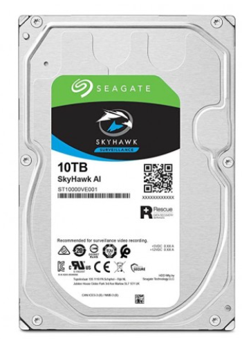 Disco HDD 3.5 10TB SEAGATE SkyHawk AI 256Mb SATA Surveillance AI