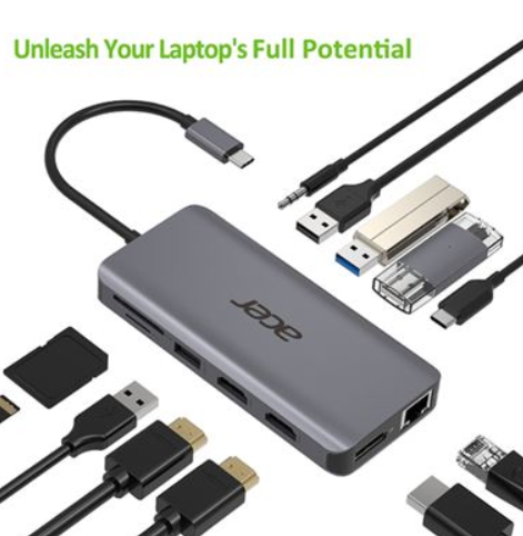 Base e Duplicador de Portas Acer 12in1 TypeC