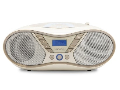 MOOOV RADIO CD MP3 FM SOFT GREY , 477403