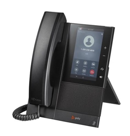 Telefone Poly CCX 505 VoIP SIP, SDP, RTCP, RTP, SRTP Replaces Poly SKU 2200-49735-025 , 82Z82AA