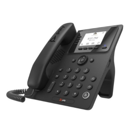 Telefone Poly CCX 350 for Microsoft Teams VoIP preto
