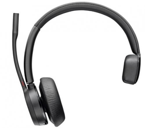 Auscultadores Poly Voyager 4310-M bluetooth sem fios, com cabo USB-C preto