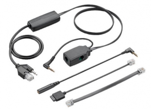 Adaptador de comutador de gancho electrónico para telefone de secretária HP Poly APA-24 , 85Q52AA