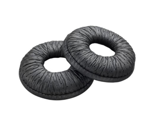 Almofada para auricular sem fios couro sintético preto (pacote de 2) HP Poly 85R11AA