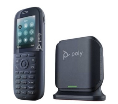 Telefone Poly Rove B2 Base Station and 30 Phone Handset Kit sem fio com identificação do chamador/chamada em espera