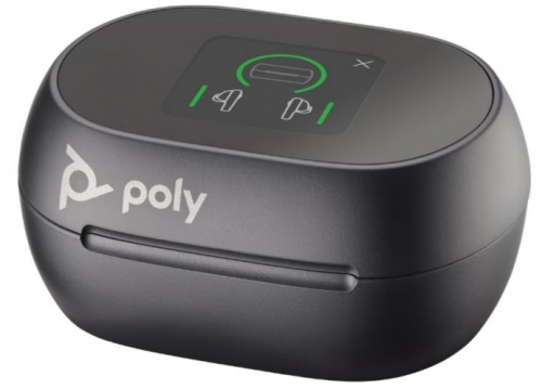 Poly Estojo de carregamento ecrã de toque preto