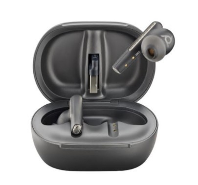 Poly Estojo de carregamento ecrã de toque preto