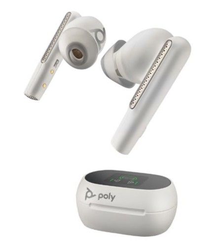 Estojo de carregamento ecrã de toque branco HP Poly 8L587AA