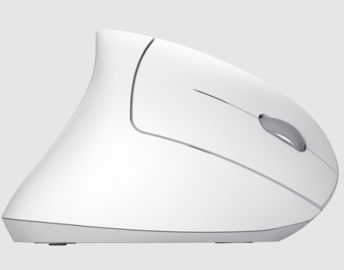 Rato Trust ergonómico wireless VERTO,MOUTRU25132,  Branco