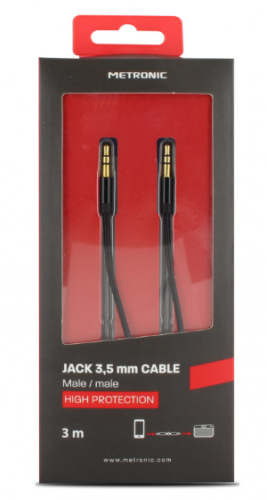 Metronic Cabo de Áudio Jack 3,5mm 370089