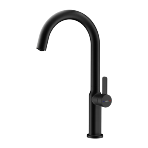 TORNEIRA MISTURADORA TEKA MONOC.PRETA-OVAL915BK Cano alto giratório Filtro anticalcário