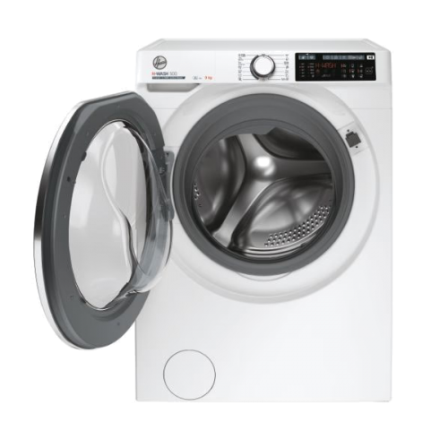 MAQUINA LAVAR ROUPA  HOOVER 1400R.9KG.WIF-HW49AMBC7/1S Cor Branco Alt:85 cm Larg:60 cm Prof:54 cm Classe A