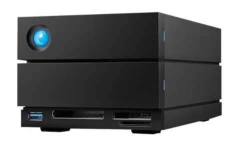 Matriz LaCie 2big Dock STLG1600040016TB 2 baias (SATA-600) HDD 8 TB x 2 Thunderbolt 4, USB 3.2 Gen 2 (externo)