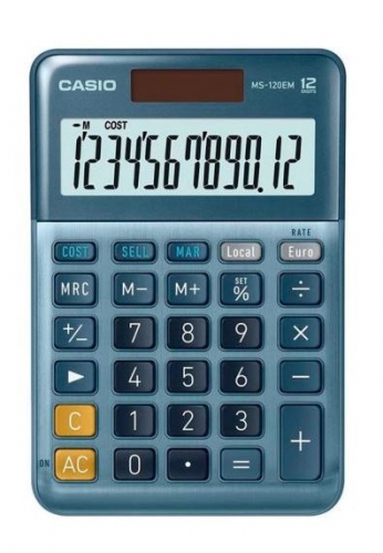 CALCULADORA CASIO SECRETARIA MS120EM